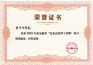 袁飞飞-优秀总监理工程师